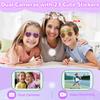 Lapare Kids Smart Phone Toy for Girls, 2.8" Touchscreen Toddler Learning Play Toy Phone with Dual Camera, Game, Music Player, 32GB SD Card, Christmas Birthday Gifts for Girls Age 3-10(Purple) view 3