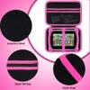 Peyyargo Storage Case Compatible with Leapfrog LeapPad Academy / LeapPad Ultimate / Epic Academy Edition Learning Tablet (Black + Pink) view 4