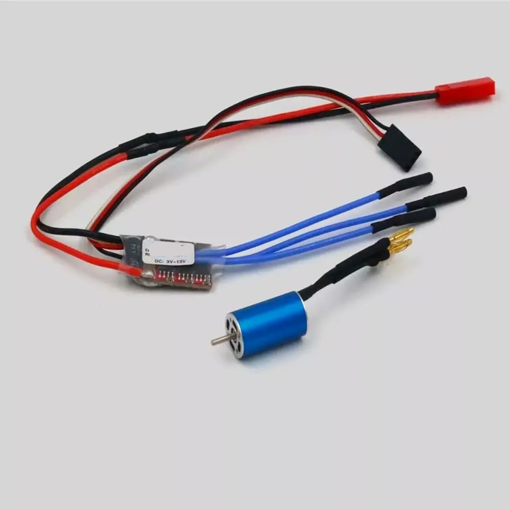 10A Brushless ESC 10300kv 1200 Motor Compatible with 1:10 SCT 4WD Desert RC Crawler Car Model Upgrade Parts