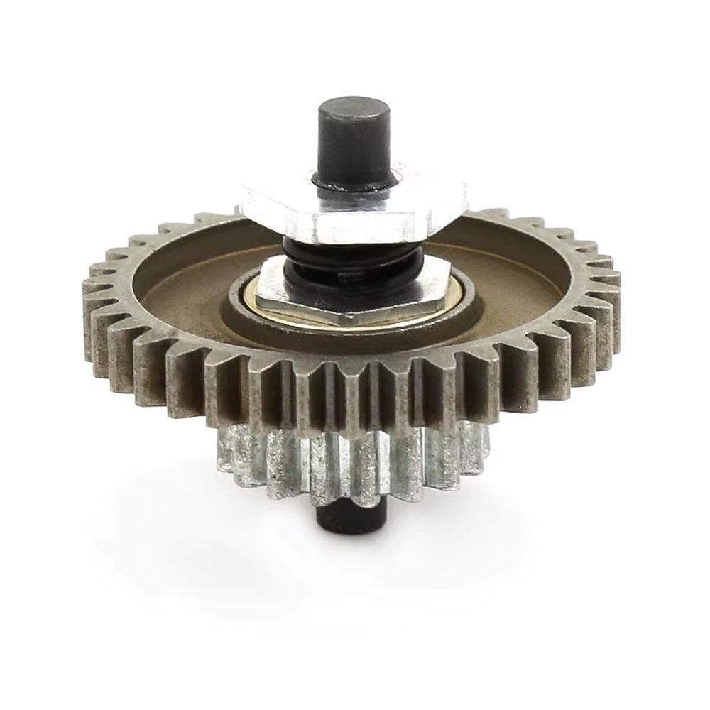 RC Spare Part Compatible with HSP 08013 94108 94188 1/10 RC Car for Monster Truck Upgrade Parts Accessories Metal Steel Main Gear Complete 08013