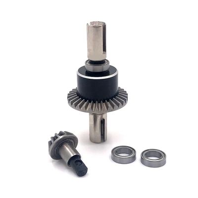 Metal Front Rear Differential Assy for WLtoys 1/12 12428 12423 12427 12428-A 12428-B 12428-C Feiyue RC Car Diff Assembly(Silver)