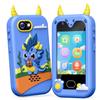 Lapare Kids Smart Phone Toys, 2.8'' Touchscreen HD Dual Camera Cell Phone for Kids, Birthday Gifts Dinosaur Toddler Play Phone for Boys 3-10, Travel Learning Toy with 32GB SD Card(Blue) view 1