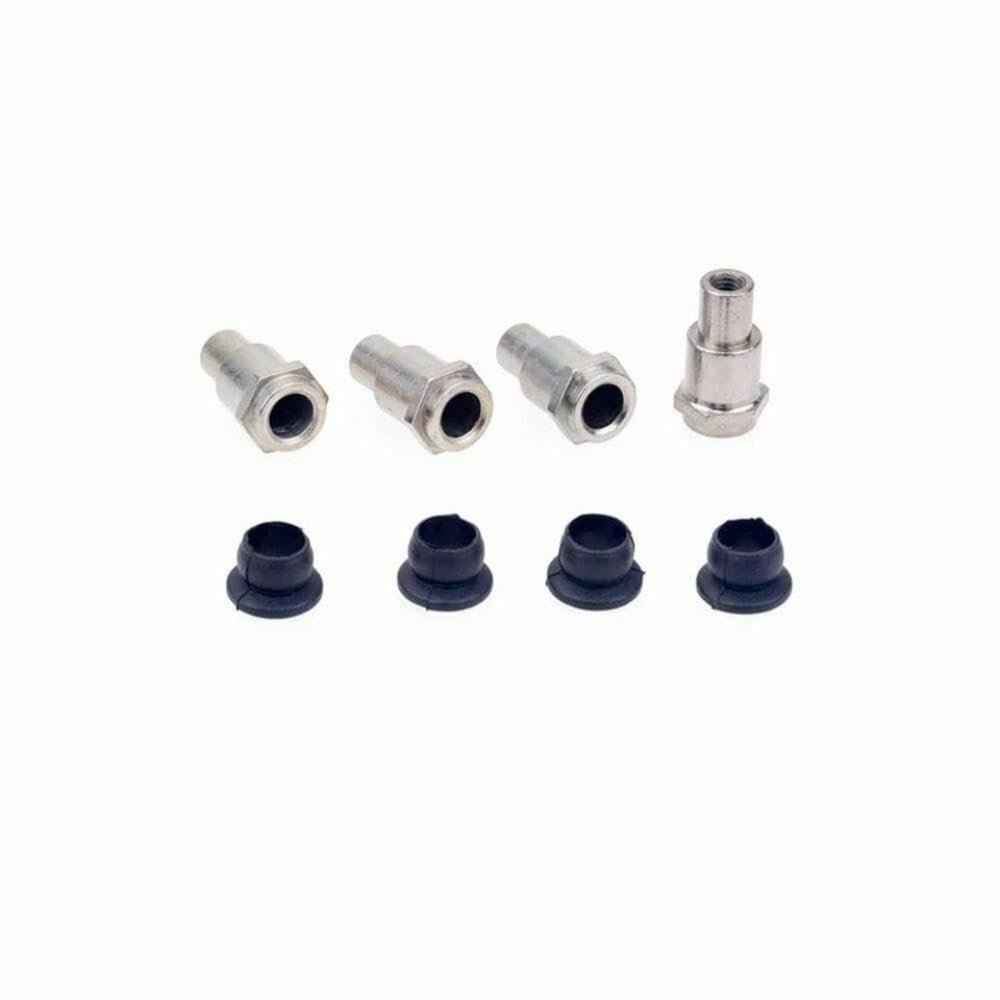 4PCS Shock Damper Bushing with Sleeves Compatible with 9116 08427 MT8 1/8 RC Buggy Truggy Car Accessories