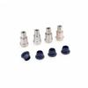 4PCS Shock Damper Bushing with Sleeves Compatible with 9116 08427 MT8 1/8 RC Buggy Truggy Car Accessories view 3