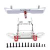 BOQEXSS for MJX for Hyper Go H12Y 1/12 RC Crawler Car Metal Front Rear Bumper Upgrade Parts Repair Replacement Accessories Rc Bumpers(Silver,Front Rear) view 1