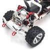 BOQEXSS for MJX for Hyper Go H12Y 1/12 RC Crawler Car Metal Front Rear Bumper Upgrade Parts Repair Replacement Accessories Rc Bumpers(Silver,Front Rear) view 2