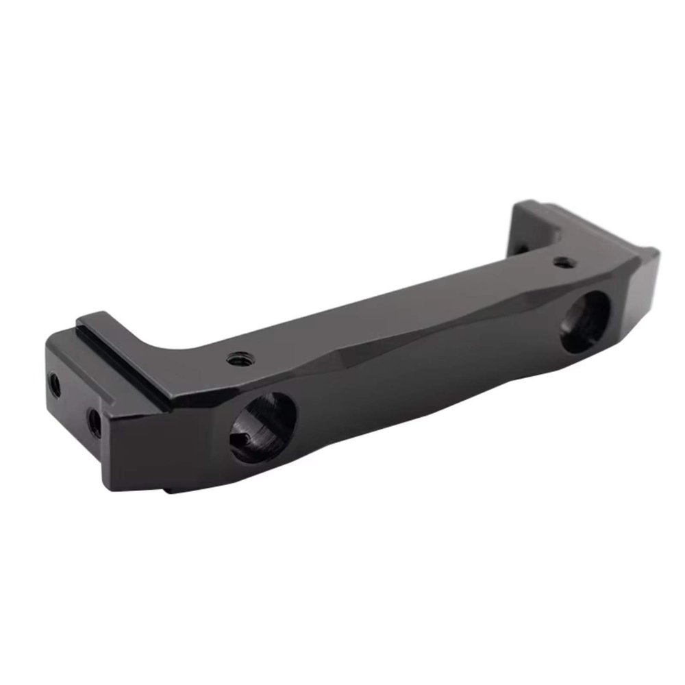 BOQEXSS for Axial for SCX10 II 90046 RC Crawler Car for Racing Rear Frame Brace for Chassis Connector Rear Bumper Mount Upgrades Parts Rc Bumpers(Black)
