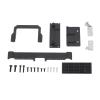 Aluminum Alloy RC Front Bumper | Replacement for Traxxas Off - Road Vehicle 1/18 | Winch Base & Grille Included | CNC Machined Stainless Steel | 98mm Strong Protection view 1