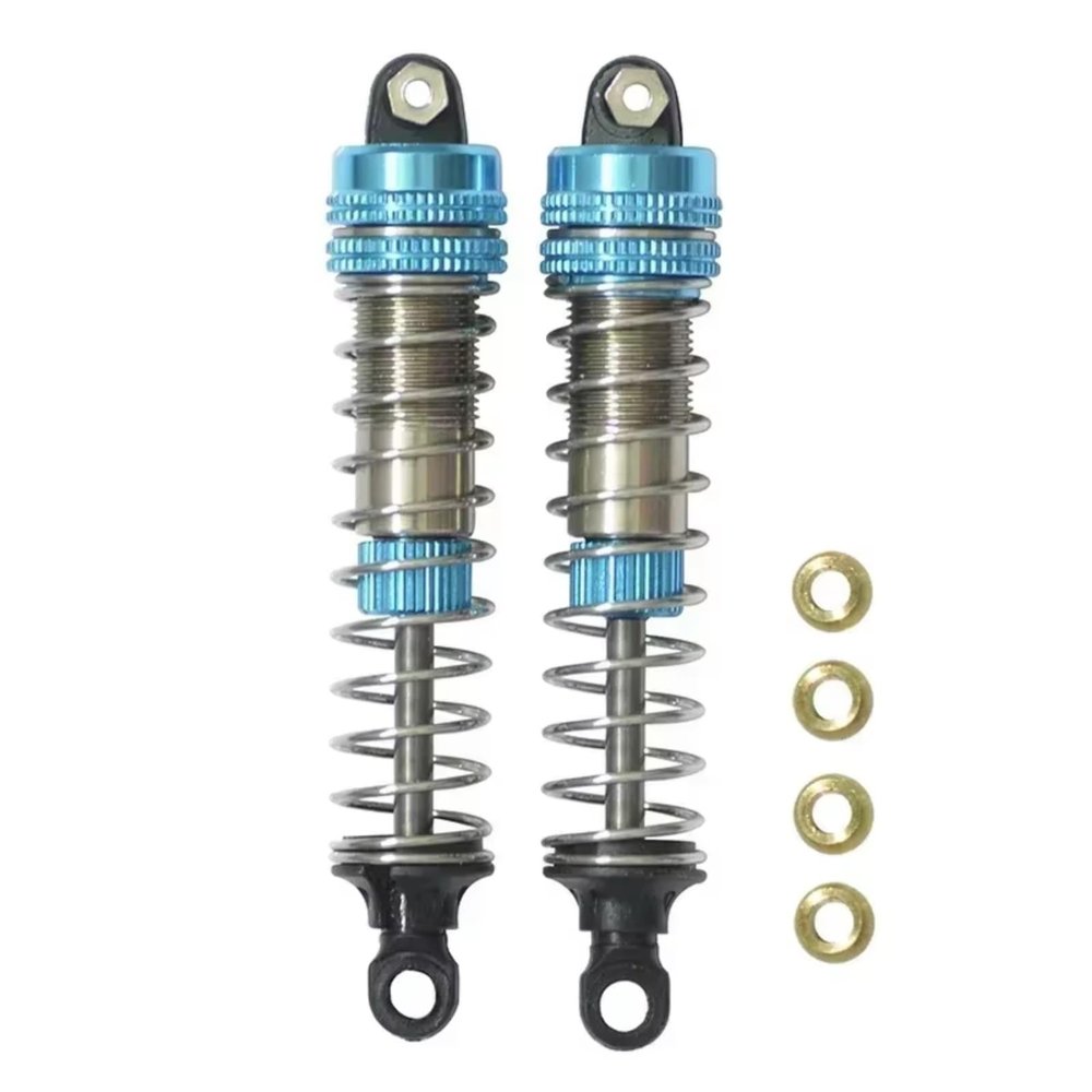 Compatible with GPTOYS S911 S912 9115 9116 9120 9125 1/10 RC Car Parts Accessories Adjustable Metal Shock Absorber Damper RC Car Accessories(Blue)