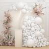 108Pcs White Double Stuffed Balloons Different Size, 18/12/10/5 inch White Balloons Garland Arch Kit for Birthday Wedding Baby Shower Bridal Shower Engagement Party Decorations view 1