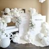 108Pcs White Double Stuffed Balloons Different Size, 18/12/10/5 inch White Balloons Garland Arch Kit for Birthday Wedding Baby Shower Bridal Shower Engagement Party Decorations view 4