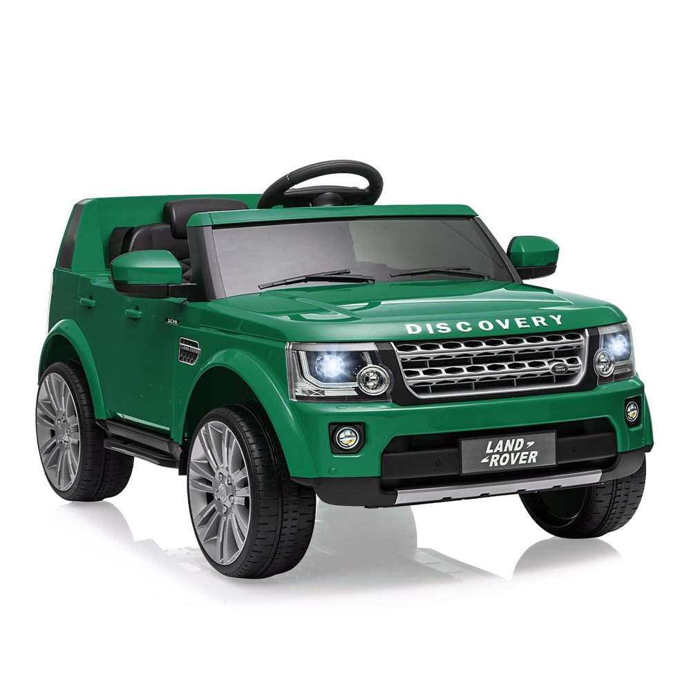12V Licensed Land Rover Dual-Drive Kid's Toy Car with Parent Remote Control/Hood Storage, Kid's Electric Car with MP3 Player/LED Light/AUX Interface/USB Interface, Suitable for Aged 3-8