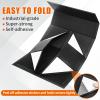 2 Pack Semi Rigid Card Holder, Magnetic and Semi Rigid Card Storage Box, Black view 3