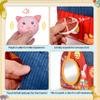 Alsatic Baby Toys for 1 Year Old, Surprise Barn Stuffed Farm Animals, Crinkle, Rattle, Mirror, Montessori Toys for One Year Old Boy Girl Birthday Gift, Christmas Baby Stocking Stuffers for 1-3 Toddler view 3