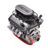 1/10 Scale V8 Engine Hood Fan Aluminum Radiator Compatible with GRC 1976 F76 Motor Radiator and G164AS Toy Accessories(BK) view 1