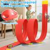 Ancaixin Flexible Race Track 17Ft Toys for Kids, Car Track with 4 Small Racecars Compatible with Hot Wheels and Diecast 1/64th Cars, Rolls Up Portable Racetrack, Birthday Gifts for Boys Girls Ages 3+ view 3