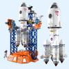 BLmukce Space Rocket Toys for Kids 3 4 5 6 7 8 Year Old Boys, Kids Spaceship and Rocket with Astronauts Figures and Rocket Launcher for Indoor Outdoor, Birthday Toy for Boys Girls Age 3-5 view 2