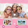 Lapare Kids Smart Phone Toy for Girls, Christmas Birthday Gifts for Girls Age 3-10, 2.8" Touchscreen Toddler Learning Play Toy Phone with Dual Camera, Game, Music Player, 32GB Card(Pink) view 3