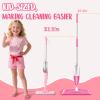 Pink Mini Spray Mop for Toddler-Girls Montessori Cleaning Toy That Real Spray Water,Pretend Playhouse Essentials for Girls Ages 3-8,Toddler Educational Housekeeping Set view 2