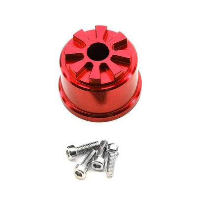 Aluminium Alloy Differential Carrier Diff Case RC Car Accessories for TRAXXAS Summit 1/10 RC Car Upgrade Parts-A66M(Red)