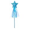 ALVOGIMOR 2 Pack Glitter Star Wand,Princess Costume Angel Role Play Stick Props for Birthday, Halloween, Christmas Party (Pink Blue, 12 inch) view 4