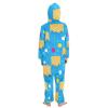 JULYTO Hooded Onesie PJs Ice Cream Cone Pattern Onesie Sleepsuit Pajamas Jumpsuits Home Clothing 12-13Y view 2