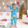 JULYTO Hooded Onesie PJs Ice Cream Cone Pattern Onesie Sleepsuit Pajamas Jumpsuits Home Clothing 12-13Y view 4