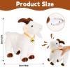 Freetoes Screaming Goat Toy,Goat Stuffed Animal Plush Desk Toy,Makes Fun Screaming Goats Sounds,Funny Gag Gifts,Weird Things Office Pranks Stuff for Adults,Dammit Pranks Doll Noise Maker view 2