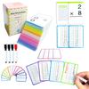 182 Multiplication Flash Cards for Kids Ages 8-12 - Multiplication Table | Math Flash Cards 0-12 All Facts (Answer on Back) | Includes 4 Dry Erase Markers, Workbook & Game | Classroom or Homeschool view 1