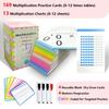 182 Multiplication Flash Cards for Kids Ages 8-12 - Multiplication Table | Math Flash Cards 0-12 All Facts (Answer on Back) | Includes 4 Dry Erase Markers, Workbook & Game | Classroom or Homeschool view 2