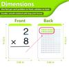 182 Multiplication Flash Cards for Kids Ages 8-12 - Multiplication Table | Math Flash Cards 0-12 All Facts (Answer on Back) | Includes 4 Dry Erase Markers, Workbook & Game | Classroom or Homeschool view 4