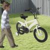 BAIODNB Kids Bike Bicycle for Boys Girls 14 Inches Toddlers Bike with Training Wheels Sturdy Frame Adjustable Seat Handbrake Children's Learning Bicycle Ages 2-6 Years (White) view 2