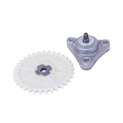 pZjHaok 16 Teeth Crankshaft Motorcycle Oil Pump Assembly with Sprocket Compatible with GY6 50cc 139QMB