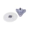 pZjHaok 16 Teeth Crankshaft Motorcycle Oil Pump Assembly with Sprocket Compatible with GY6 50cc 139QMB view 1