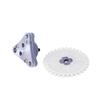 pZjHaok 16 Teeth Crankshaft Motorcycle Oil Pump Assembly with Sprocket Compatible with GY6 50cc 139QMB view 2