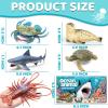20 Pcs Ocean Animal Toy with Educational Booklet, Plastic Sea Animal with Gift Box, Mini Sea Creature Figures for Kids Age 3+, Birthday Gift, Ocean Theme Party Favor, Water Bath Toy for Toddler view 4