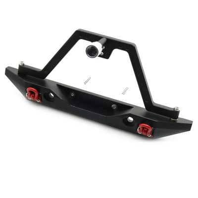 BOQEXSS for Axial for Wrangler for SCX10 II 90046 1/10 RC Crawler Car Metal Rear Bumper with Spare Tire Carrier Model Upgrade Parts Rc Bumpers