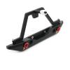 BOQEXSS for Axial for Wrangler for SCX10 II 90046 1/10 RC Crawler Car Metal Rear Bumper with Spare Tire Carrier Model Upgrade Parts Rc Bumpers view 2