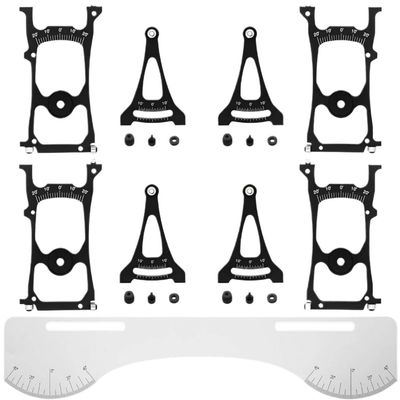 1/10 RC Car Tuning Gauge Compatible with Suspension Steering Camber Toe and Slip Angle Adjustments Compatible with Racing and Drifting