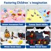 GushySnow Latex Material Sensory bin Filler Ideas Bulk for Preschool Classroom Fake Snow Play Sand Toy for Kid Toddler Girl boy Suitable Play Sensory Table Sand Game Box Items (White) view 3