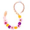 Alomois Princess Dress Up Wigs Long Braided Wigs for Girls Halloween Costume Accessories (Pink) view 1