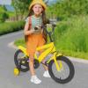 BAIODNB Kids Bike Bicycle for Boys Girls 14 Inches Toddlers Bike with Training Wheels Sturdy Frame Adjustable Seat Handbrake Children's Learning Bicycle Ages 2-6 Years (Yellow) view 2