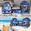 3 Pcs Galaxy Kid Play Tent Pop up Tent Play Tunnel Indoor and Outdoor Playhouse for Kid Beanbag Toss Game for Team Competition for boy with Tote Bag view 4