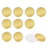10PCS Brass Coin Blanks, 40403mm Blank Challenge Coins with Acrylic Protection Box, Multipurpose Coin Blanks for Laser Engraving, Creative DIY, Travel Commemorative Collection, Bulk Craft Supplies view 1
