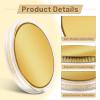 10PCS Brass Coin Blanks, 40403mm Blank Challenge Coins with Acrylic Protection Box, Multipurpose Coin Blanks for Laser Engraving, Creative DIY, Travel Commemorative Collection, Bulk Craft Supplies view 3