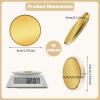 10PCS Brass Coin Blanks, 40403mm Blank Challenge Coins with Acrylic Protection Box, Multipurpose Coin Blanks for Laser Engraving, Creative DIY, Travel Commemorative Collection, Bulk Craft Supplies view 4