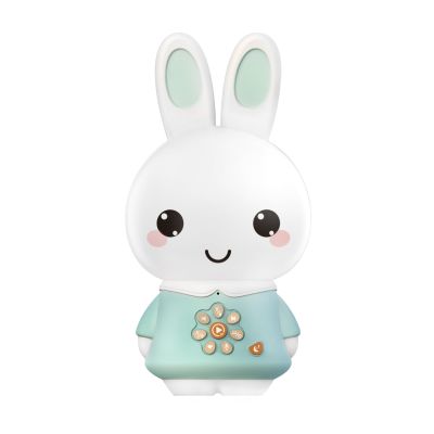 alilo Honey Bunny Pro, Kids Music Player with Night Light, Bluetooth, Recorder, Preloaded 71 Nursery Rhymes, 50 Stories, 55 Soothing Music, Storytelling Toys Gifts for Toddlers Baby Boy Girl, Green