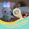 alilo Honey Bunny Pro, Kids Music Player with Night Light, Bluetooth, Recorder, Preloaded 71 Nursery Rhymes, 50 Stories, 55 Soothing Music, Storytelling Toys Gifts for Toddlers Baby Boy Girl, Green view 3