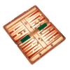 14-Inch Backgammon Set for Adults  Wooden Inlaid Board with Unique Checkers & Dice  Complete Travel-Friendly Game Set for On-The-Go Play view 4