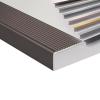 Stair Nosing Edge Trim Aluminum, Waterproof Waterproof Stair Edge Protector, Indoor Outdoor Floor Transition Strip, Non-Slip Safetys Corner Edge Guard Strip(Brown,W 7 x H 3cm) view 1